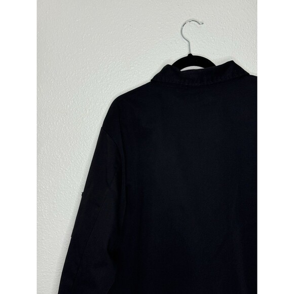 Vintage Dickies Jacket Mens 2XL Black Canvas Zip Work Eisenhower Bomber Mechanic - Picture 10 of 16